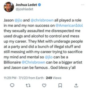 Joshua Ledet Jennifer Lopez