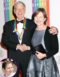 David Letterman and Regina Lasko